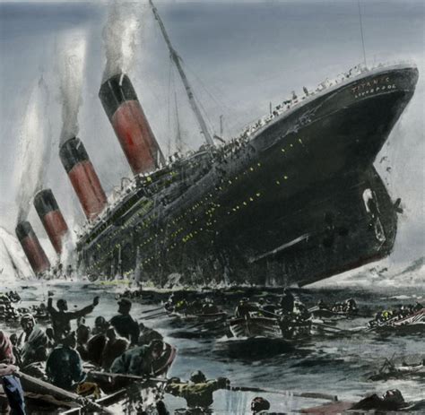 titanic bilder untergang